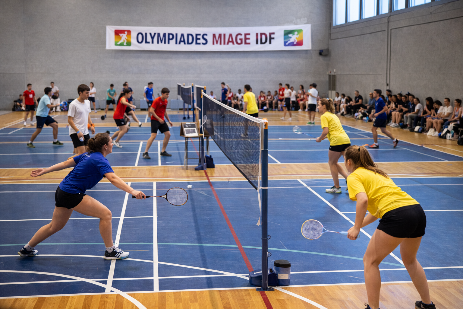 Tournoi de badminton des Olympiades MIAGE IDF